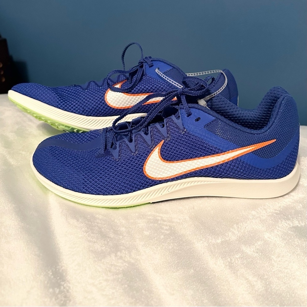 Nike Zoom Rival Track Field Running Shoe Men 10.5 Distance DC8725-401 Racer Blue